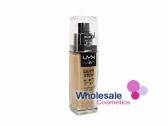 6 x NYX Professional Can't Stop Won't Stop Foundation Full Coverage - 09 MEDIUM OLIVE